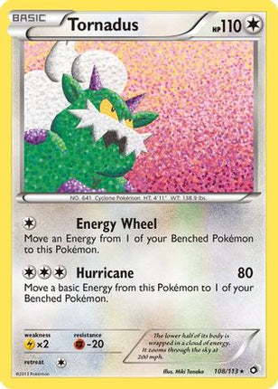 Tornadus - 108/106 [Legendary Treasures] Reverse Holofoil