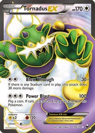 Tornadus EX (108 Full Art) - 108/108 [Dark Explorers] Holofoil
