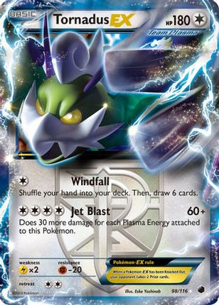 Tornadus EX (Team Plasma) - 98/106 [Plasma Freeze] Holofoil