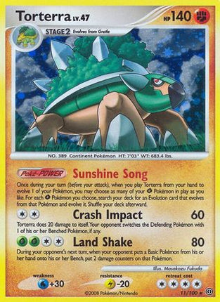 Torterra - 11/106 [Stormfront] Holofoil