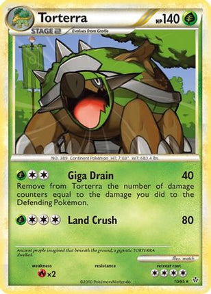 Torterra - 10/106 [Unleashed] Holofoil
