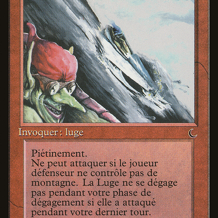 Goblin Rock Sled - Luge des gobelins  [Renaissance]