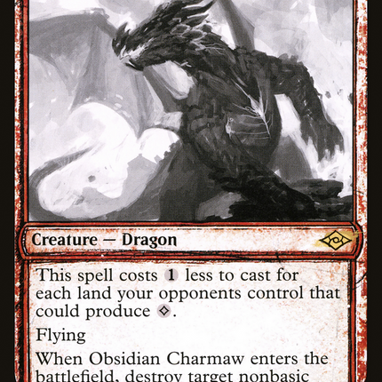 Obsidian Charmaw (Showcase) [Modern Horizons 2]