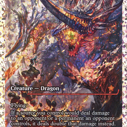 Twinflame Tyrant (Showcase) [Foundations] Fractured Foil