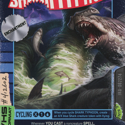 Shark Typhoon (Borderless) [Secret Lair 30th Anniversary Countdown Kit]