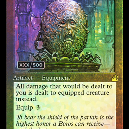 Pariah's Shield (Retro) [Ravnica Remastered] Serialized Foil