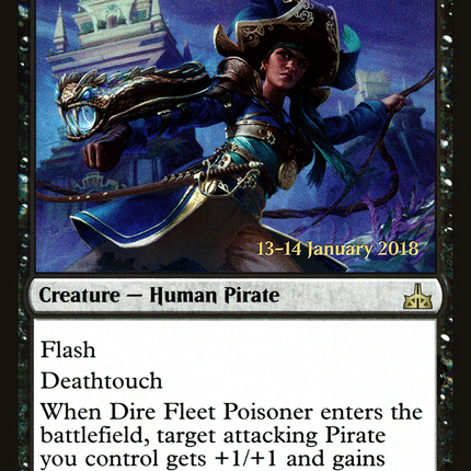 Dire Fleet Poisoner [Rivals of Ixalan Promos] Prerelease Foil