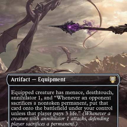 Nazgûl Battle-Mace (Borderless) [Tales of Middle-earth Commander]