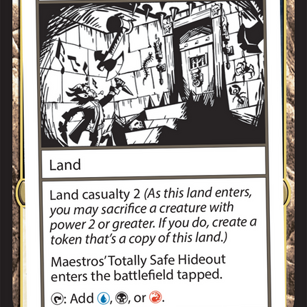 Maestros' Totally Safe Hideout [Mystery Booster 2]