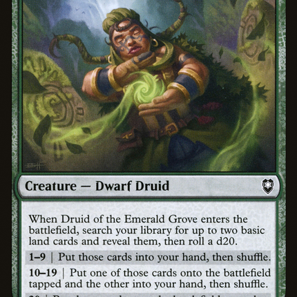 Druid of the Emerald Grove [Commander Legends: Battle for Baldur's Gate]