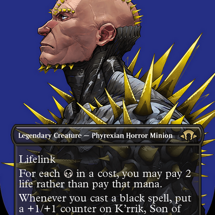 K'rrik, Son of Yawgmoth (Borderless) [Modern Horizons 3] Foil