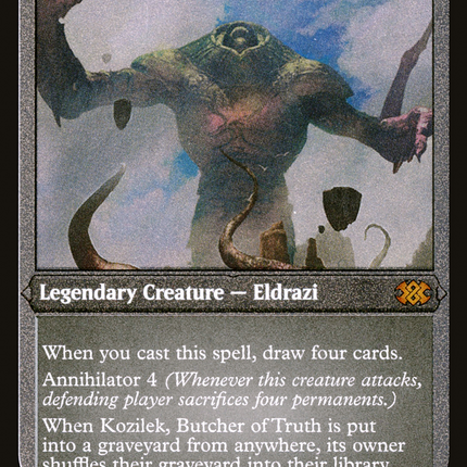 Kozilek, Butcher of Truth [Double Masters 2022] Etched Foil
