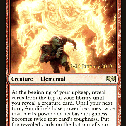 Amplifire [Ravnica Allegiance Promos] Prerelease Foil