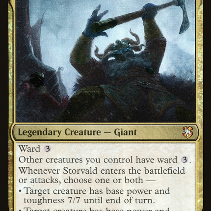 Storvald, Frost Giant Jarl [Forgotten Realms Commander] Foil