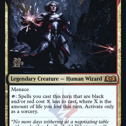 Rowan, Scion of War [Wilds of Eldraine Promos] Prerelease Foil