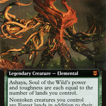 Ashaya, Soul of the Wild (Extended Art) [Zendikar Rising]