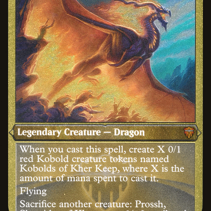Prossh, Skyraider of Kher [Commander Legends] Etched Foil