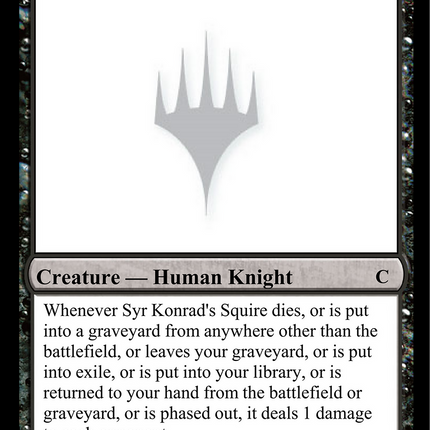 Syr Konrad's Squire [Unknown Event]