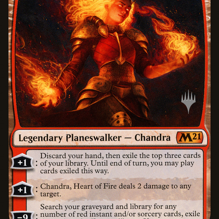 Chandra, Heart of Fire [Core Set 2021 Promos]