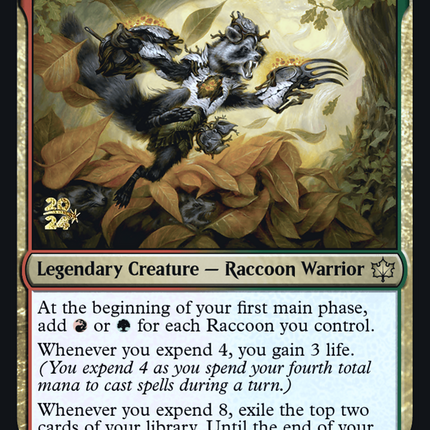 Muerra, Trash Tactician [Bloomburrow Promos] Prerelease Foil