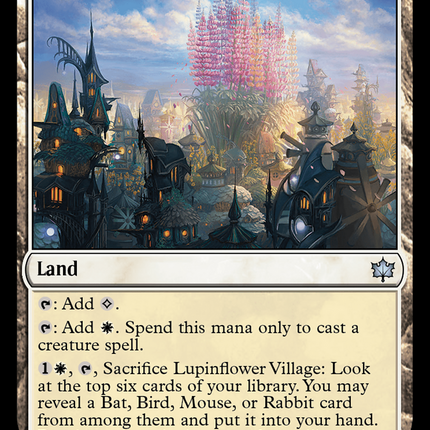 Lupinflower Village [Bloomburrow] Foil