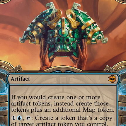 Worldwalker Helm (Showcase) [The Big Score] Foil