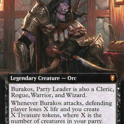Burakos, Party Leader (Extended Art) [Commander Legends: Battle for Baldur's Gate]