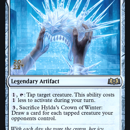 Hylda's Crown of Winter [Wilds of Eldraine Promos] Prerelease Foil