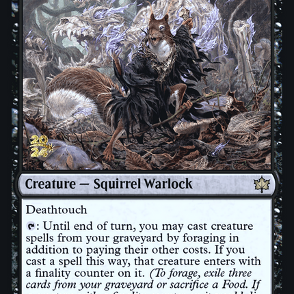 Osteomancer Adept [Bloomburrow Promos] Prerelease Foil