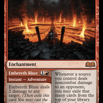 Virtue of Courage // Embereth Blaze [Wilds of Eldraine]