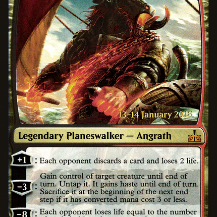 Angrath, the Flame-Chained [Rivals of Ixalan Promos] Prerelease Foil