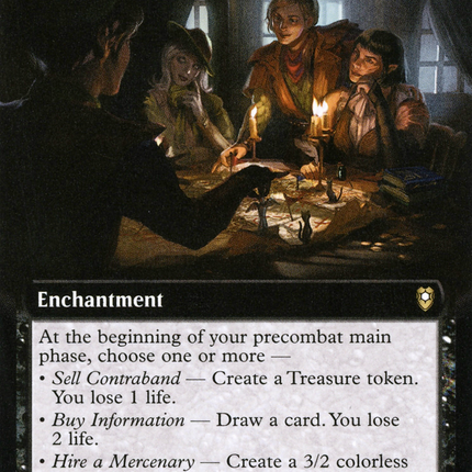 Black Market Connections (Extended Art) [Commander Legends: Battle for Baldur's Gate]