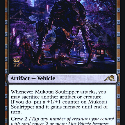 Mukotai Soulripper [Kamigawa: Neon Dynasty Promos] Prerelease Foil