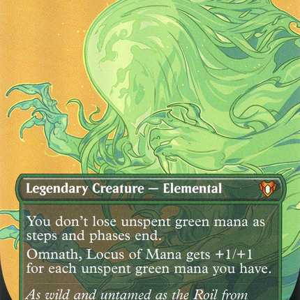 Omnath, Locus of Mana (Borderless) [Commander Masters] Textured Foil