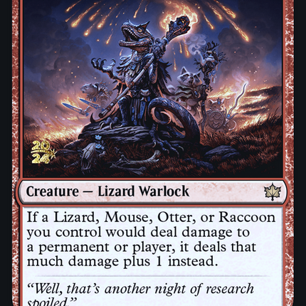 Valley Flamecaller [Bloomburrow Promos] Prerelease Foil