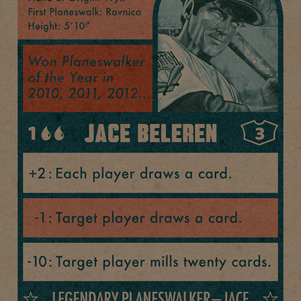 Jace Beleren // Jace Beleren (Full Art) (Borderless) [Secret Lair Drop]