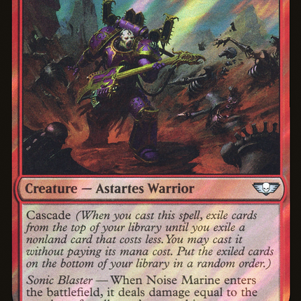 Noise Marine [Warhammer 40,000 Commander] Surge Foil