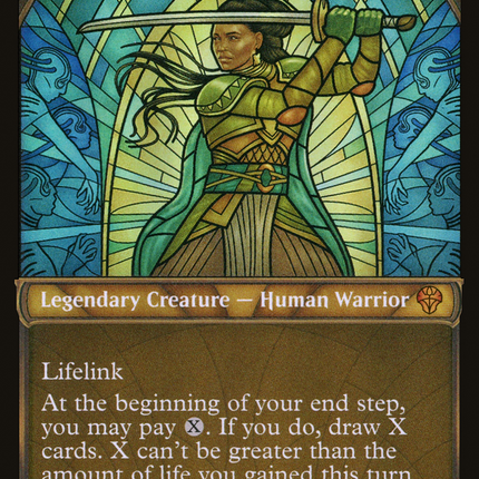 Shanna, Purifying Blade (Showcase) [Dominaria United] Textured Foil