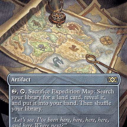 Expedition Map (Borderless) [Double Masters]