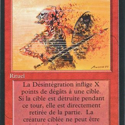 Disintegrate - Désintégration  [Foreign Black Border]