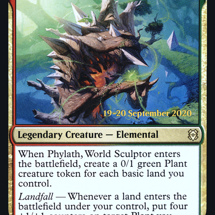 Phylath, World Sculptor [Zendikar Rising Promos] Prerelease Foil