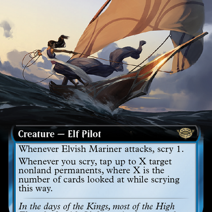 Elvish Mariner (Extended Art) [The Lord of the Rings: Tales of Middle-earth]