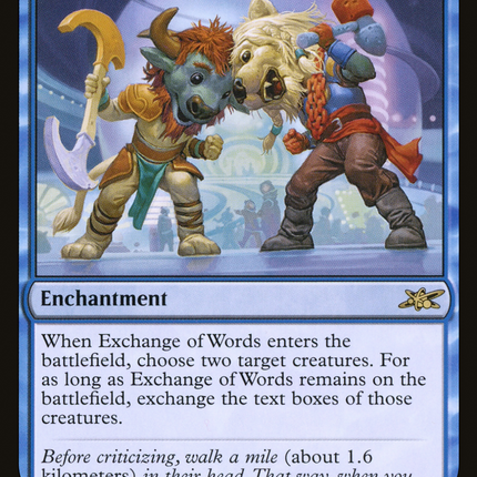 Exchange of Words [Unfinity]