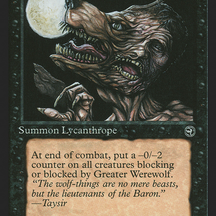 Greater Werewolf [Homelands]
