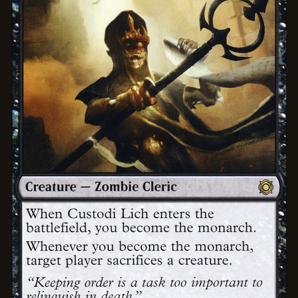 Custodi Lich [Conspiracy: Take the Crown]