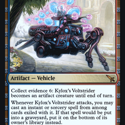 Kylox's Voltstrider [Murders at Karlov Manor Promos] Prerelease Foil