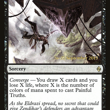 Painful Truths [Battle for Zendikar Promos] Prerelease Foil