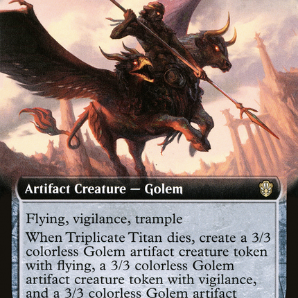Triplicate Titan (Extended Art) [Commander 2021]