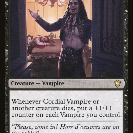 Cordial Vampire [Crimson Vow Commander]