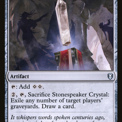 Stonespeaker Crystal [Commander Legends: Battle for Baldur's Gate]
